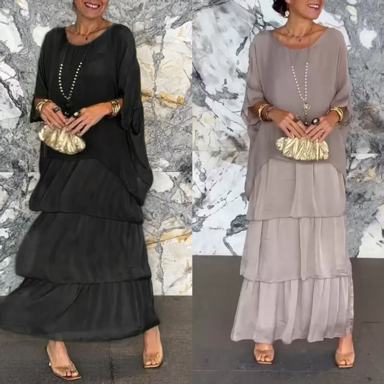 Vera Milano / Vestido Sofía Multicapa