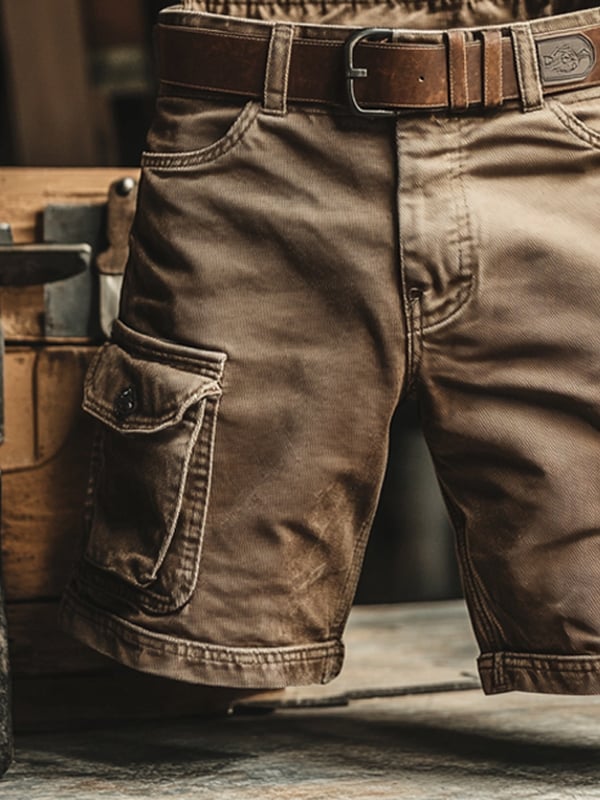 Vera Milano | Pantalón corto cargo multibolsillos