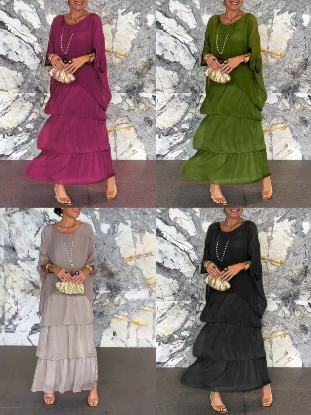 Vera Milano / Vestido Sofía Multicapa