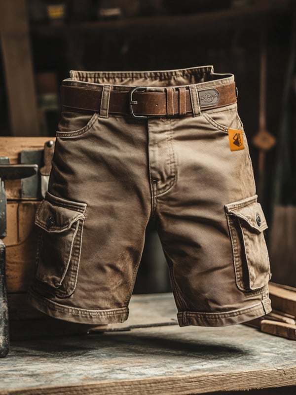 Vera Milano | Pantalón corto cargo multibolsillos
