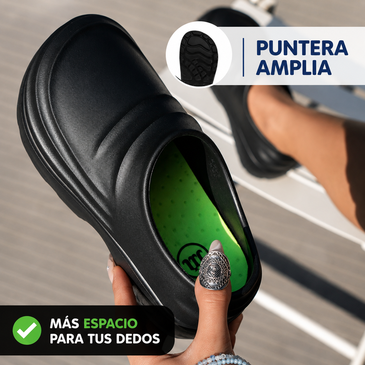 Vera Milano Comfort Pro – Zueco Unisex Antideslizante