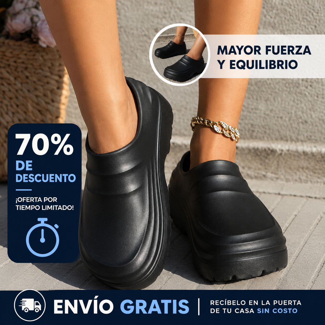 Vera Milano Comfort Pro – Zueco Unisex Antideslizante